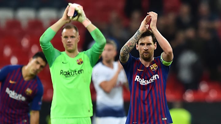 Ter Stegen e Messi atuaram no Barça entre 2014 e 2021