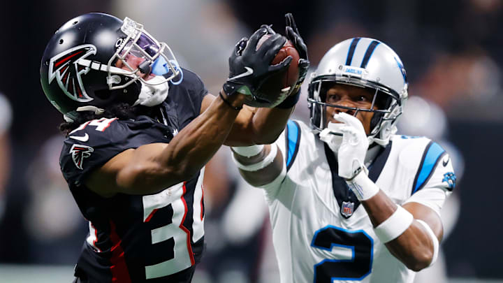 Carolina Panthers cornerback Mike Jackson Sr.