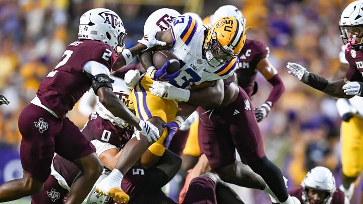 Dilin Jones 13, The LSU Tigers take on the Texas A&M Aggies. September 19, 2026; Baton Rouge, LA, USA; at Tiger Stadium. Dilin Jones 13, The LSU Tigers take on the Texas A&M Aggies. September 19, 2026; Baton Rouge, LA, USA; at Tiger Stadium.