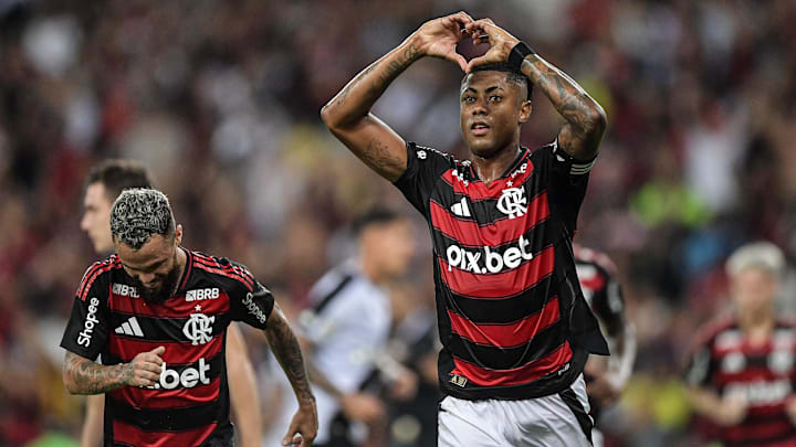 Bruno Henrique marcou em mais um clássico do Flamengo