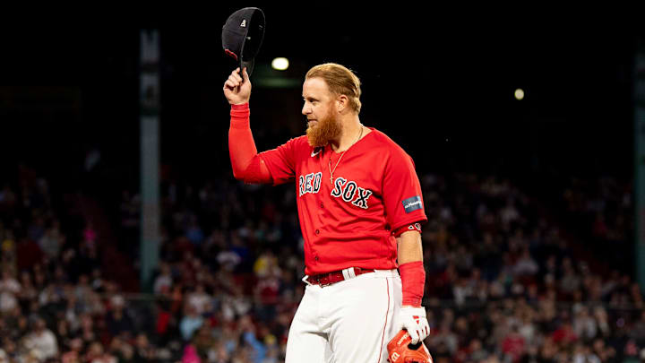 A los Mets les gustó lo que vieron de Justin Turner con Medias Rojas de Boston en 2023