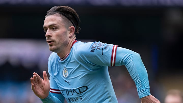 Jack Grealish con el Manchester City 