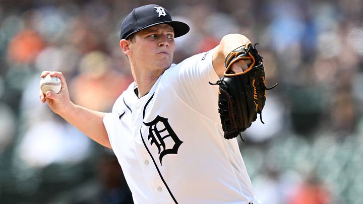 Detroit Tigers starting pitcher Troy Melton (52) throws a pitch at Comerica Park. Credit: Lon Horwedel-Imagn Images Detroit Tigers starting pitcher Troy Melton (52) throws a pitch at Comerica Park. Credit: Lon Horwedel-Imagn Images