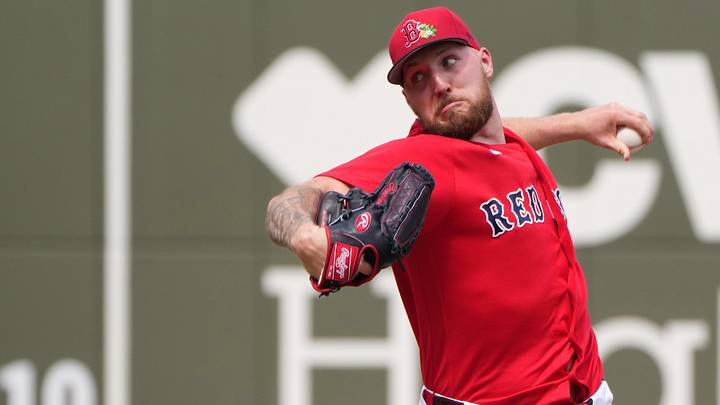Feb 26, 2026; Fort Myers, Florida, USA; Boston Red Sox pitcher Garrett Crochet (35) throws a pitch in the first inning against the Tampa Bay Rays at JetBlue Park at Fenway South. Mandatory Credit: Jim Rassol-Imagn Images Feb 26, 2026; Fort Myers, Florida, USA; Boston Red Sox pitcher Garrett Crochet (35) throws a pitch in the first inning against the Tampa Bay Rays at JetBlue Park at Fenway South. Mandatory Credit: Jim Rassol-Imagn Images