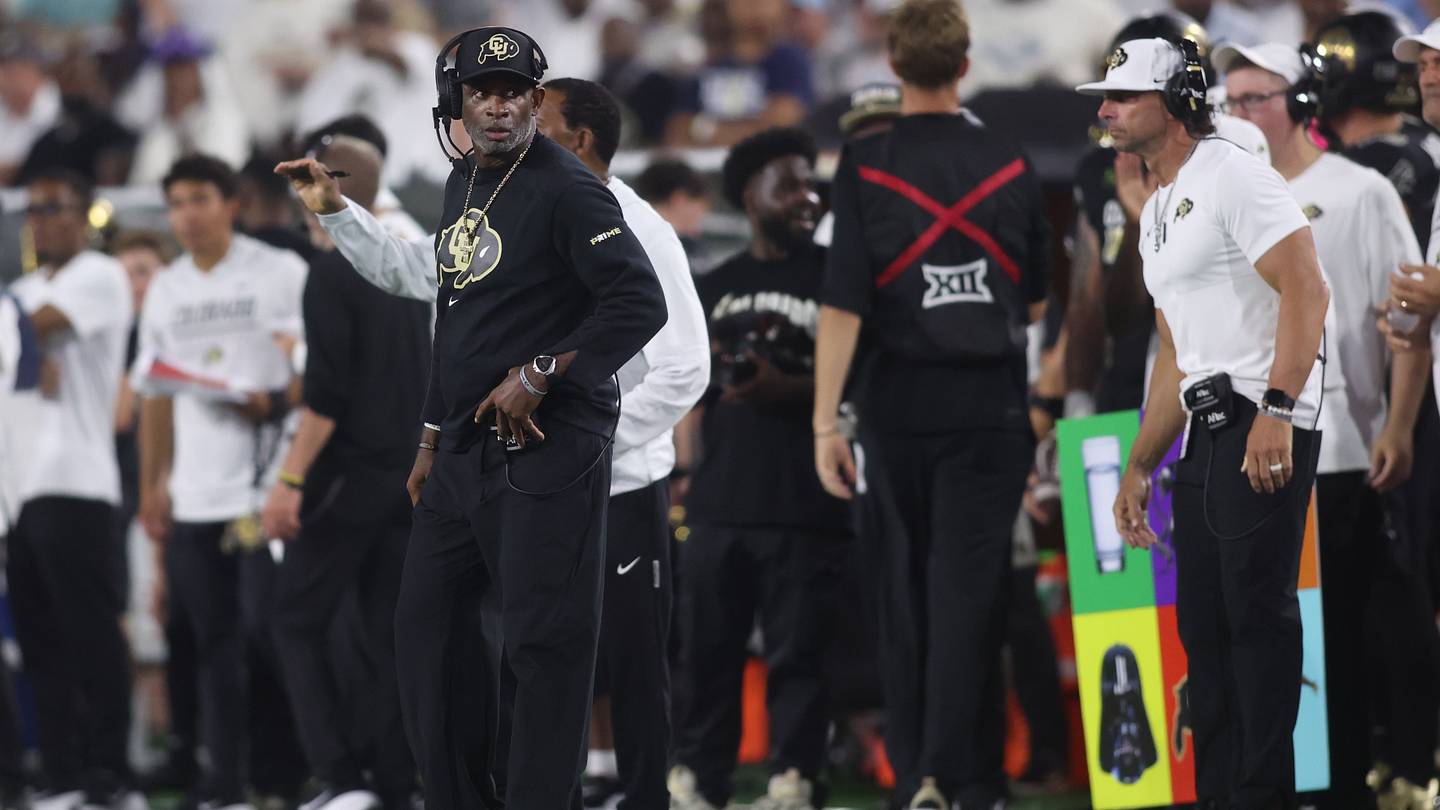 Deion Sanders never flinched as Colorado turned late drama into a season opening win