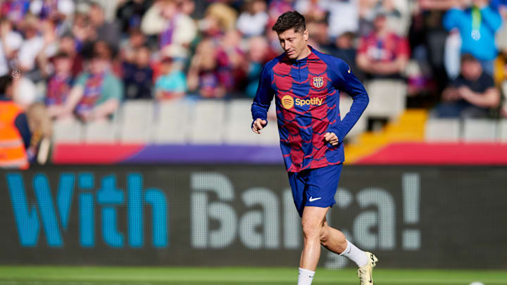 Robert Lewandowski, FC Barcelona v Getafe CF - LaLiga EA Sports Robert Lewandowski, FC Barcelona v Getafe CF - LaLiga EA Sports