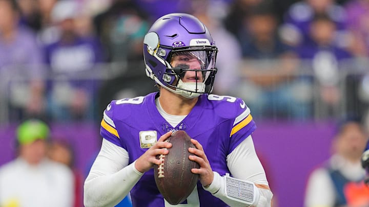 Minnesota Vikings quarterback J.J. McCarthy.