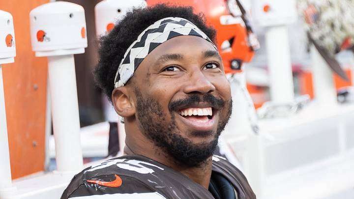 Former Cleveland Browns defensive end Myles Garrett