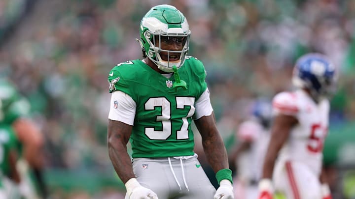 Philadelphia Eagles running back Tank Bigsby Philadelphia Eagles running back Tank Bigsby