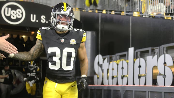 Pittsburgh Steelers running back Jaylen Warren.