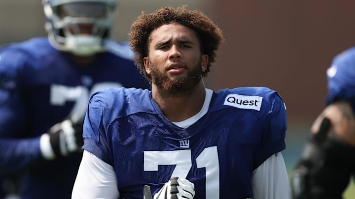 New York Giants OL Marcus Mbow New York Giants OL Marcus Mbow