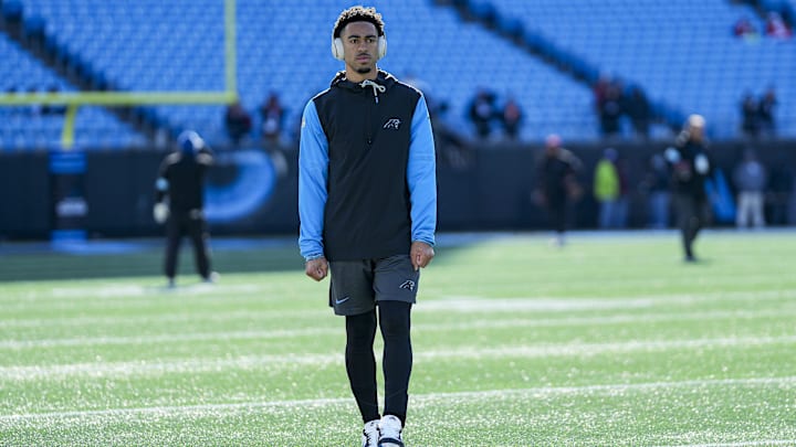 Carolina Panthers quarterback Bryce Young.