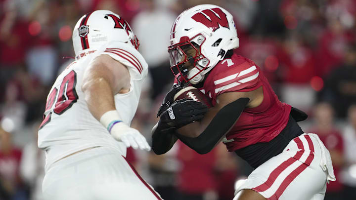 Miami (OH) RedHawks defensive lineman Adam Trick (20) visited the Wisconsin Badgers in the transfer portal but committed to Texas Tech.