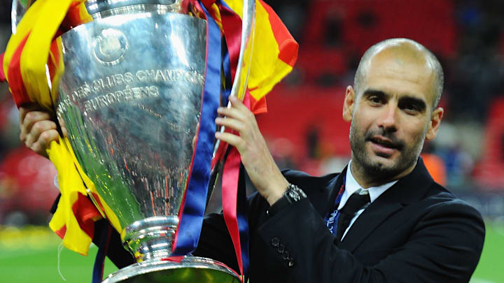 El entrenador Josep Guardiola. El entrenador Josep Guardiola.