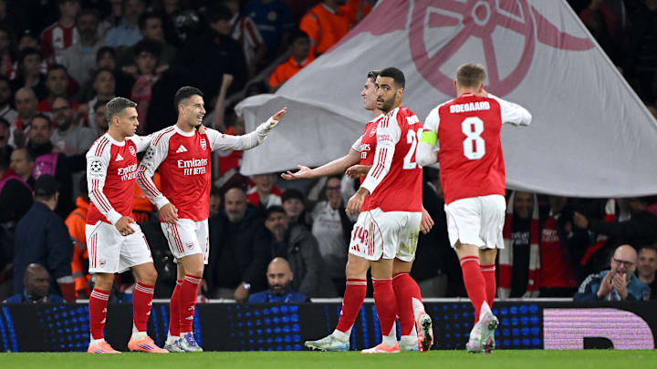 Arsenal FC v Olympiacos FC - UEFA Champions League 2025/26 League Phase MD2