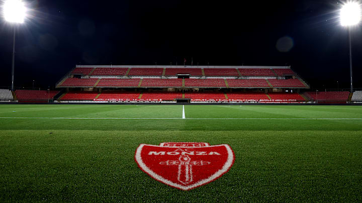 General view of U-Power Stadium at the end of the Serie A...