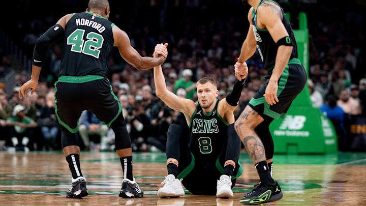 Boston Celtics, Al Horford, Kristaps Porzingis, Xavier TIllman, Luke Kornet, Neemias Queta