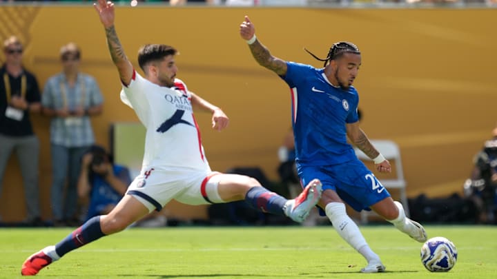 Lucas Beraldo, Paris Saint-Germain; Malo Gusto, Chelsea