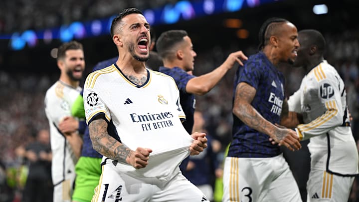 Le Real Madrid s'est hissé en finale de la Ligue des Champions. Le Real Madrid s'est hissé en finale de la Ligue des Champions.
