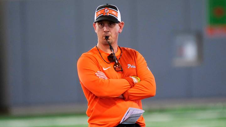 New Oklahoma State Head Football Coach Eric Morris.