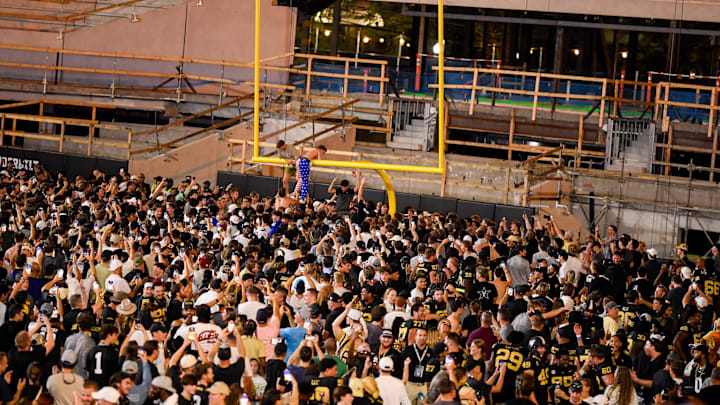 The Vanderbilt Commodores scored their biggest upset in school history after shocking No. 1 Alabama. The Vanderbilt Commodores scored their biggest upset in school history after shocking No. 1 Alabama.