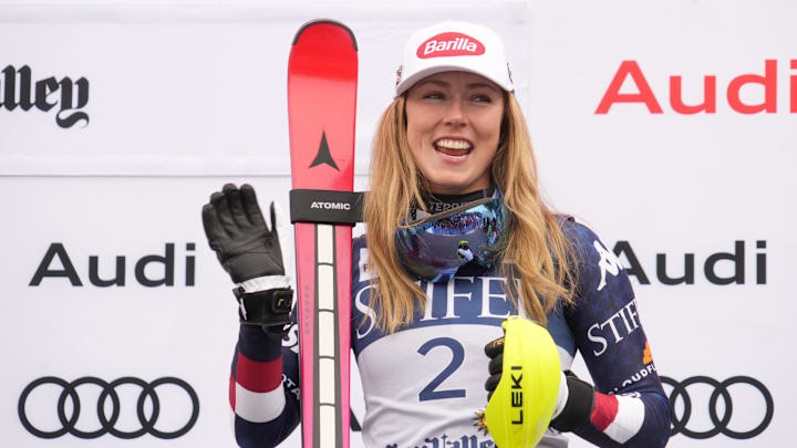 Professional skier Mikaela Shiffrin on Mar 27, 2025.