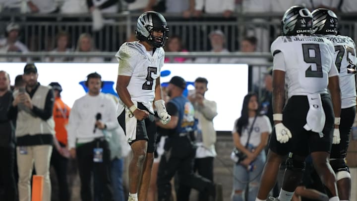 Oregon picked up a signature victory in Happy Valley on Saturday night.