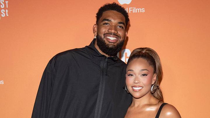 New York Knicks player Karl-Anthony Towns and his fiancee fashion designer Jordyn Woods on the red carpet. New York Knicks player Karl-Anthony Towns and his fiancee fashion designer Jordyn Woods on the red carpet.