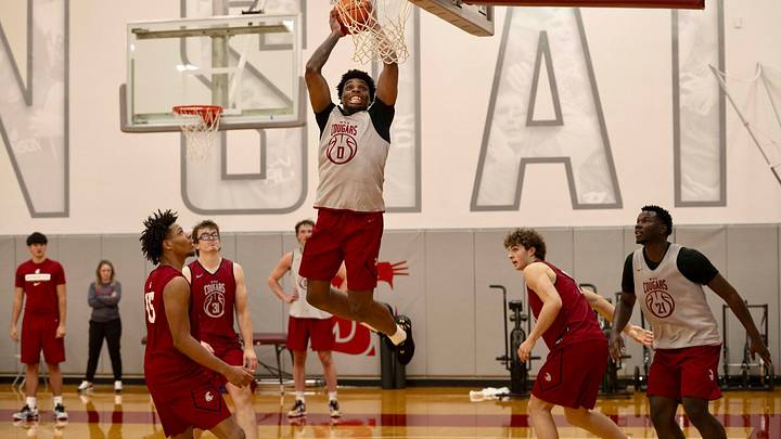 Washington State Cougars forward Ronnie Harrison. Washington State Cougars forward Ronnie Harrison.
