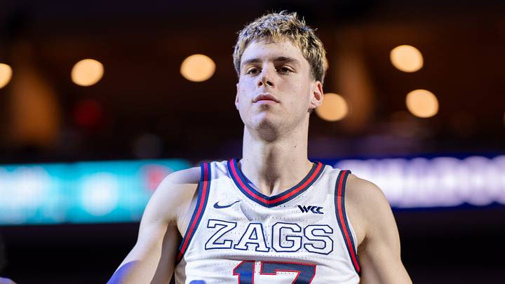 Gonzaga Bulldogs guard Mario Saint-Supery.