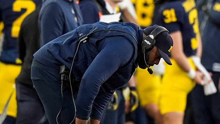 Michigan head coach Sherrone Moore 