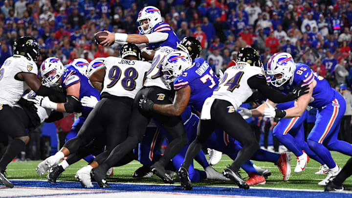 Buffalo Bills quarterback Josh Allen (17).