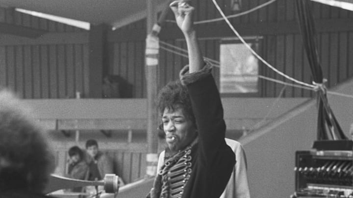 Jimi Hendrix Sound Check At Monterey Pop Festival