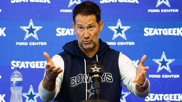 Dallas Cowboys head coach Brian Schottenheimer. Dallas Cowboys head coach Brian Schottenheimer.