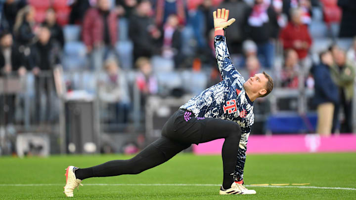 Manuel Neuer musste mit dem Training pausieren