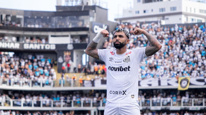 Gabigol é o artilheiro do Santos em 2026