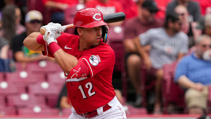 Cincinnati Reds infielder Spencer Steer