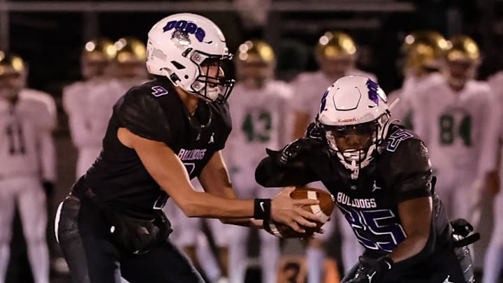 Brownsburg has a, Indiana high school football Top 25 matchup on the road against Hamilton Southeastern this week