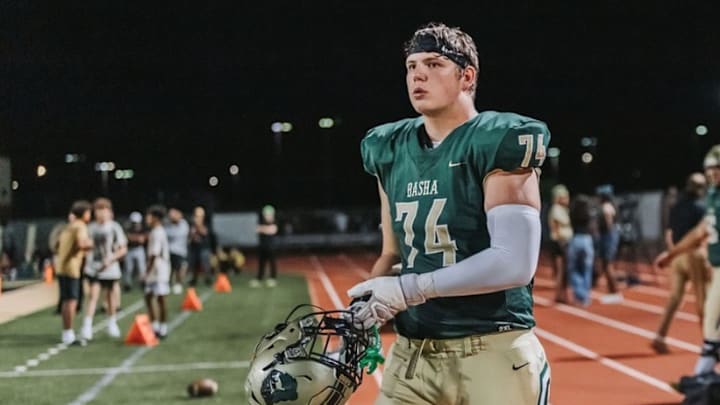 Nebraska football recruit Jake Hildebrand is a five-star offensive tackle in the 2027 class for Basha High School in Chandler, Arizona.