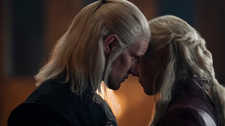 Matt Smith and Emma D'Arcy in House of the Dragon season 2
