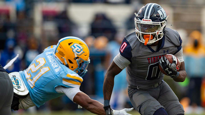 Jackson State running back Travis Terrell, Jr., (0)
