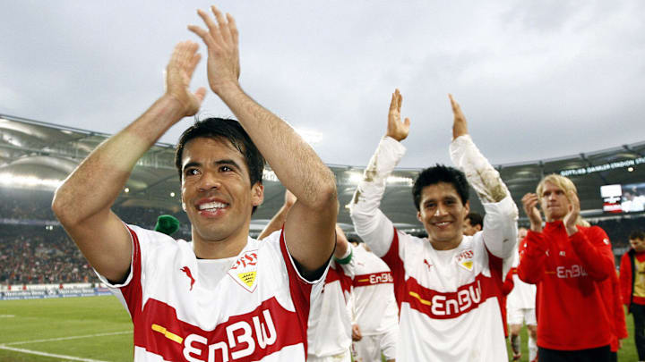 Pável Pardo y Ricardo Osorio fueron campeones de la Bundesliga con el Stuttgart.