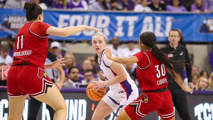 TCU guard Hailey Van Lith faced her former team in the second round of the NCAA Tournament. Despite constant double coverage, she scored 16 points and had ten assists. 