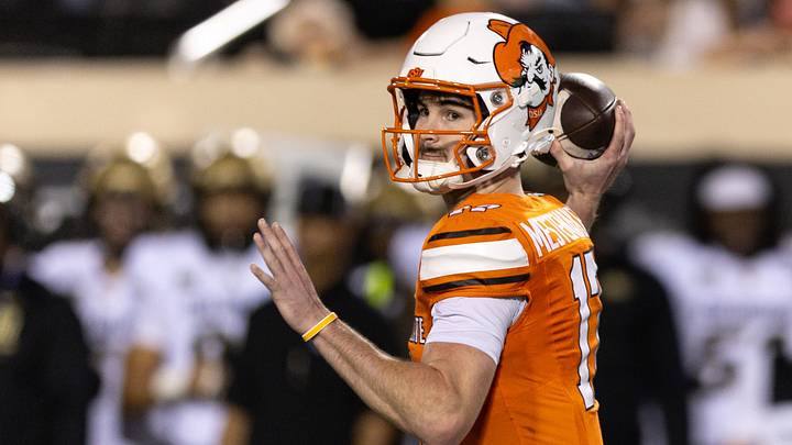 It would wise for Oklahoma State quarterback Drew Mestemaker to strike while his draft stock is hot and declare for the draft.