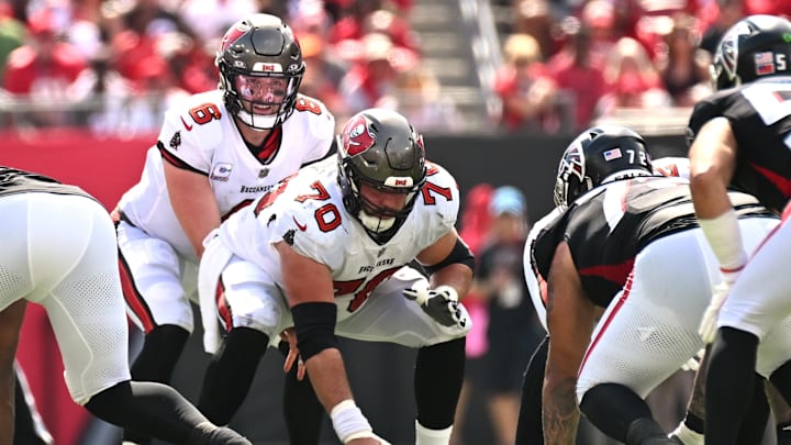 The Buccaneers are slight road favorites against the Falcons in Week 1 of the NFL season.