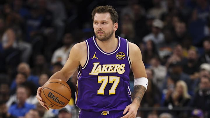 Los Angeles Lakers guard Luka Doncic is rising in the latest NBA MVP odds. Los Angeles Lakers guard Luka Doncic is rising in the latest NBA MVP odds.