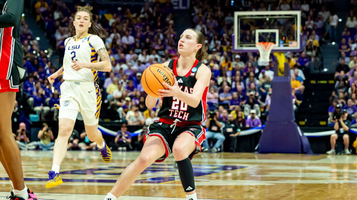 Bailey Maupin 20, LSU Tigers Women’s Basketball take on Texas Tech in the 2026 NCAA Div I Women’s Basketball Championship at the Pete Maravich Assembly Center in Baton Rouge, LA. 
 Sunday, March 22, 2026.