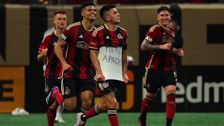 Thiago Almada scored the game-winning goal for Atlanta United. Thiago Almada scored the game-winning goal for Atlanta United.