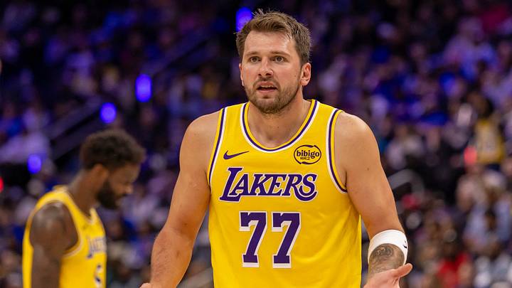Los Angeles Lakers star Luka Doncic. Los Angeles Lakers star Luka Doncic.