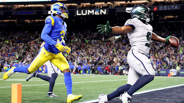 Kenneth Walker III, Kam Curl - Los Angeles Rams vs. Seattle Seahawks